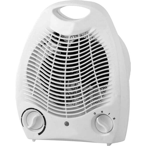 Portable Electric Space Heater 3 Settings Fan Forced Adjustable Thermostat for Office Desk Bedroom