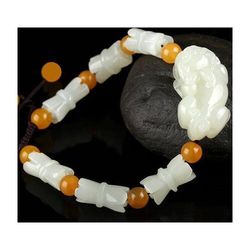 Natural lotus pixiu bracelet jade send men and women браслет hetian jade white factory direct браслет для женщин