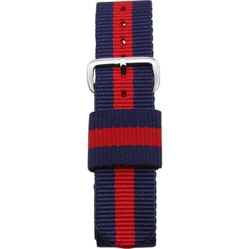 18mm 20mmDW NATOs silver buckle nylon watchband Daniel Wellington high quality canvas free postage for men and women