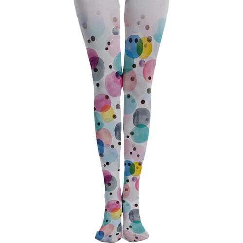 High Quality New Designs Print Patterned Tights Womens Pantyhose