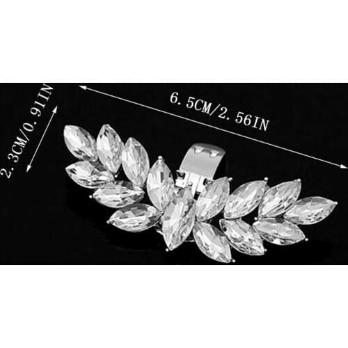 Shoe Clip Rhinestone Wings DIY Charms Women Wedding High Heels Fashion Buckle Accessories Clothes Decoration Sep. 9