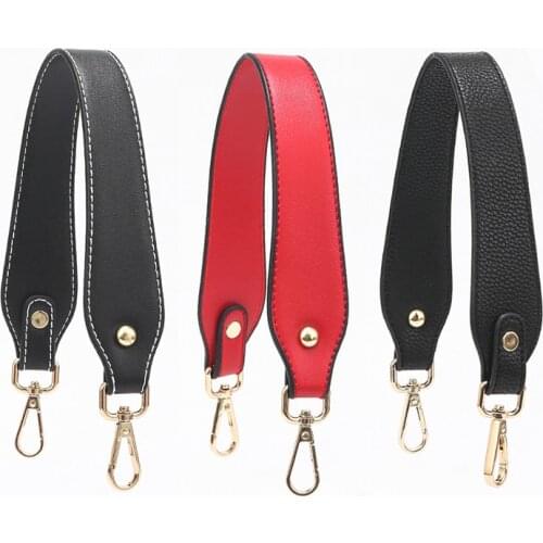 Women Bag Straps Handbag Handle Pu Leather Belt Shoulder Bag Wide Short Strap Replacement Strap Accessory Bag Part Belt For Bags