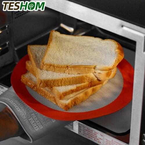 1 PC Premium Non Stick Reusable Round Silicone Baking Mat Rectangle Cake Pan Liner Baking Sheets