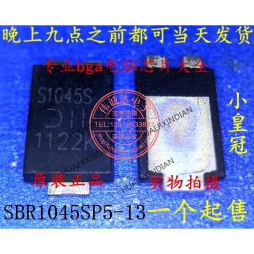 1Pieces new Original SBR1045SP5-13 S1045S DIODES DI5 In stock real picture