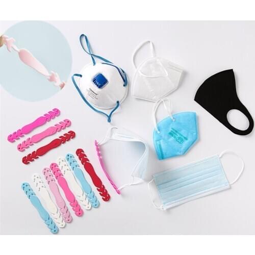 1PC NEW Face Mask Rope Extension Buckle Silica Gel Face Shield Hook Ear-pulling Preventions Fixer for Home and Kitchen Wholesale