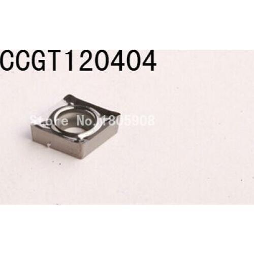 Free Shipping 10 Pcs CCGT120404 No Coating Aluminum Inserts Cutter Carbide Alloy for Lathe Holder SCLCR