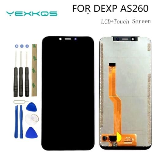 100% New For DEXP AS260 LCD Display+Touch Screen Digitizer Assembly 100% Original LCD+Touch Digitizer for as260 +Tools
