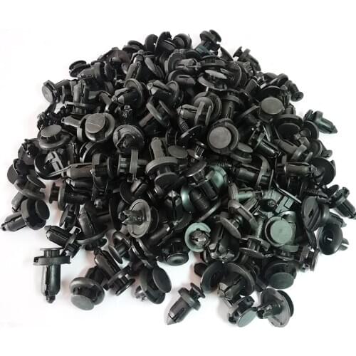 200pcs Mixed Auto Fastener Vehicle Car Bumper Clips Retainer Rivet Door Panel Fender Liner