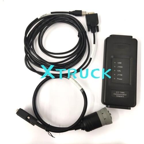 2021 VERSION ET Adapter III Comm 3 Communication Adapter Group 317-7485 interface ET3 Construction Excavator diagnostic tool