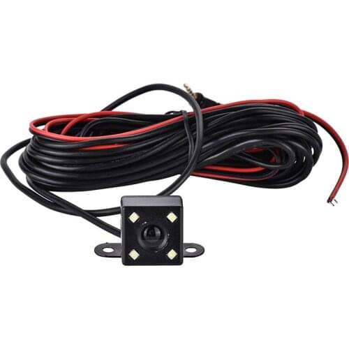 HD 4 Lights Auto Parking Cameras with 6m Cables 2.5mm Jack 170 Degree Wide Angle Night Vision Lens For Car DVR Mirror Recorder