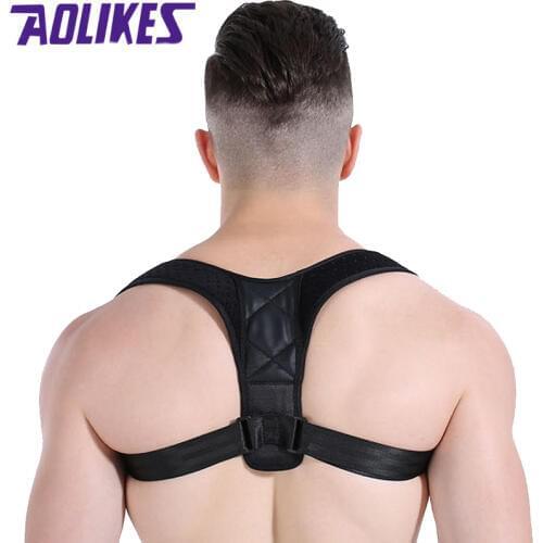 AOLIKES Spine Back Posture Corrector Belt Men Women Bust 70 To 120CM Orthotic Bandage proofreader for children cinta postural
