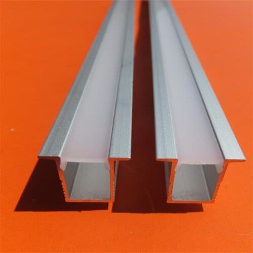 Free Shipping LED Channel U Aluminum Extrusion Recessed LED Aluminum LED Profile 2m/pcs 40m/lot