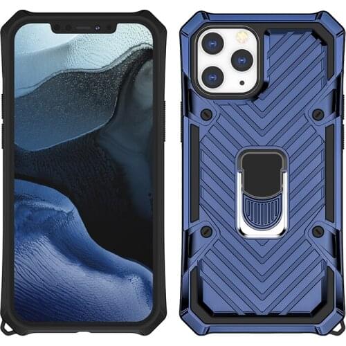 Shockproof Armor Kickstand Phone Case with 360 Degree Ring Magnetic Car Mount Kickstand for iPhone 12 Pro Max 6.7 Inch