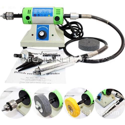 380W Electric Polishing & Engraving Machine 220V DIY Manual Table Grinder Multi-function Woodworking Engraving Tool H999