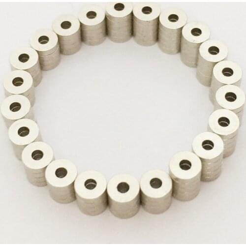 Small Round Ring Neodymium Magnet Powerful Rare Earth Fridge Permanent NdFeB Magnets for Craft DIY Magnets with Hole