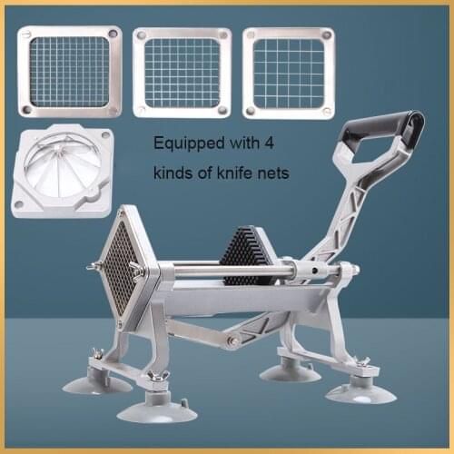 Commercial Vegetable Cutting Machine French Fries Cutter Potato Slicing Machine With 4kinds of Blades Home Kitchen Tools