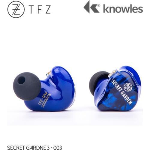 TFZ SECRET GARDEN 3 3BA 3 Knowles Drivers HiFi 2Pin 0.78mm Audiophile In-ear Earphone Earbud Earbuds