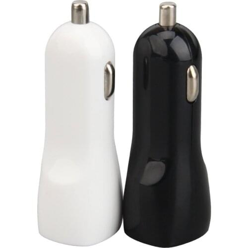 New Arrival Dual USB Port 2.1A Fast Car Charger Adapter for IPhone 8 XS for Samsung Galaxy 9 100pcs /lot