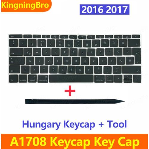 Original New Hungary Hungarian HU A1708 Keyboard Key cap For Macbook Pro Retina 13" keycap Late 2016 Mid 2017