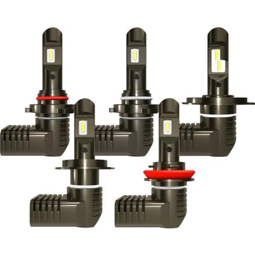 New 2 Pack 9005/ 9006/H4/HB2/9003/H7/H8 LED Headlight Bulbs 1:1 Design High Beam With Fan Upgraded CSP Chips 12000LM 6000K Xenon