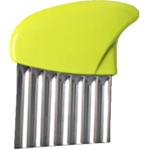 Multifunctional Potato Wavy Edged Knife Stainless Steel Kitchen Gadget Vegetable Fruit Cutting Peeler Cooking Tool Accessories