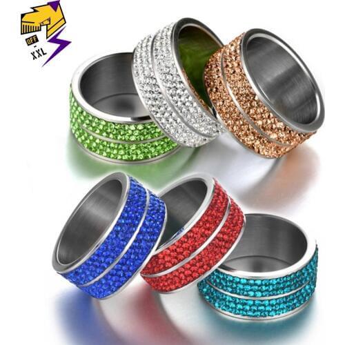 OFF-XXL Rings With Crystals