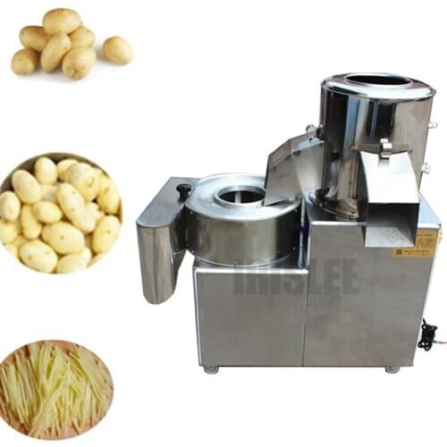Factory direct multifunctional potato cleaning machine potato peeling shredder vegetable slicer
