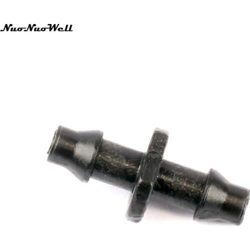 60pcs NuoNuoWell 4/7mm Straight Hose Connector for Garden Irrigation Veg Plot Watering Drip Flower Pots Spraying Bonsai Planter
