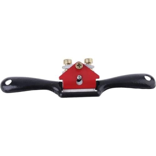 9"Adjustable Wood Craft Metal Blade Spoke Shave Plane Woodworking Hand Tool