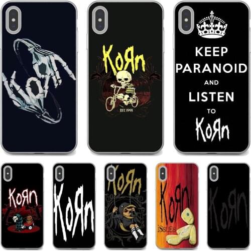 For Samsung Galaxy S7 S8 S9 S10E S20 FE Note 10 20 Edge Lite Plus Ultra Soft Skin Cover Korn-Heavy-Jonathan-Davis