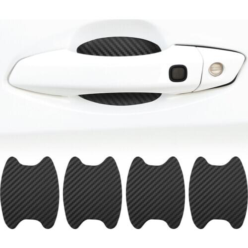 Car Door Handle Protection Film Carbon Fiber Sticker for mazda 3 mazda 6 cx5 cx7 for suzuki sx4 swift grand vitara jimny