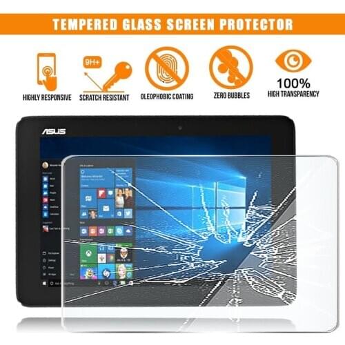 For Asus Transformer Book T100 Chi 10.1" Tablet Tempered Glass Screen Protector Scratch Resistant Anti-fingerprint Film Cover
