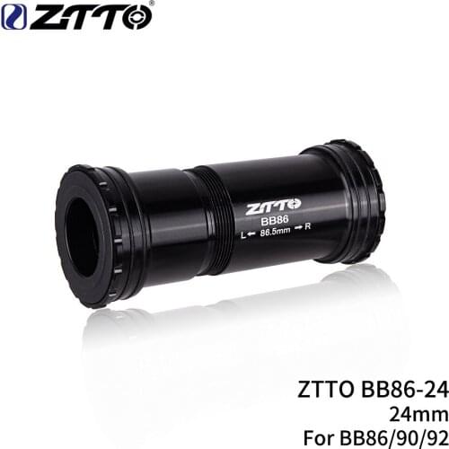 ZTTO BB86 24mm CERAMIC BB92 BB90 Press Fit Bottom Brackets Thread Lock for Road Bicycle Mountain Bike 24 Shaft Crankset Chainset