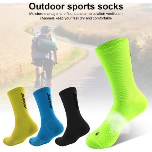 1 Pair Basketball Socks Men High Quality Sports Socks Breathable Road Bike Socks Outdoor Sports Cycling Racing Socks
