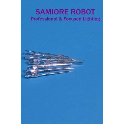 10Pcs 3mm 940nm IR infrared LED Lamp transparents Round