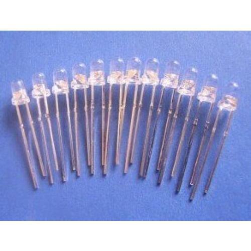200 PCS 3MM 2 Pin Round Blue LED Superbright LED Light Emitting Diode Lamp+Cheap And TOP