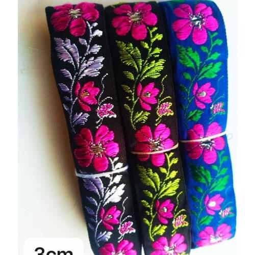 3cm jacquard and computer embroidered ribbon,XERY200324M