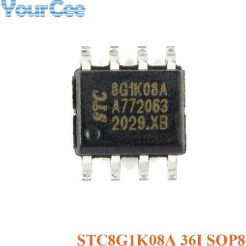 STC STC8G1K08A-36I-SOP8 Single-Chip Enhanced 1T 8051 Microcomputer Microcontroller MCU Micro Computer Controller EEPROM ISP