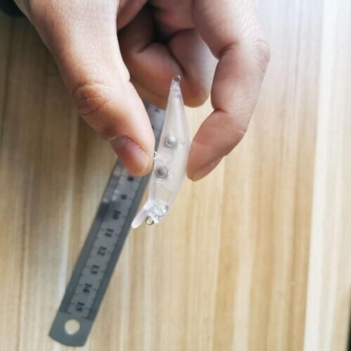 50pcs 3g 5cm Slowly Sinking Blank Nude Baits Diy Crank Pencil Minnow Bait Unpainted Lure Bodies Fishing Bait