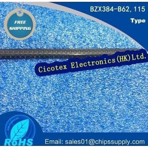 50pcs/lot BZX384-B62,115 384 SOD323 DIODE ZENER 62V 300MW SOD-323