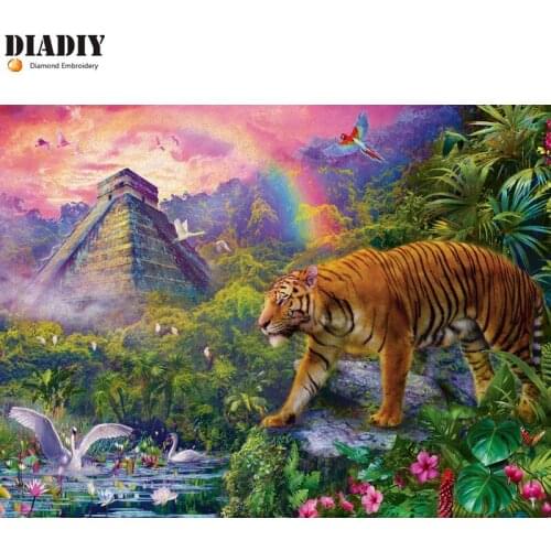 5D DIY Diamond Embroidery Clandestine Forest Diamond Painting Cross Stitch full round Rhinestone Mosaic home decoration gift