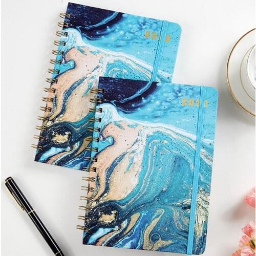 A5 Notebook Agenda Daily Weekly Notepad 2022 2023 Planner Organizer Schedule Monthly School Office Supplies Stationery
