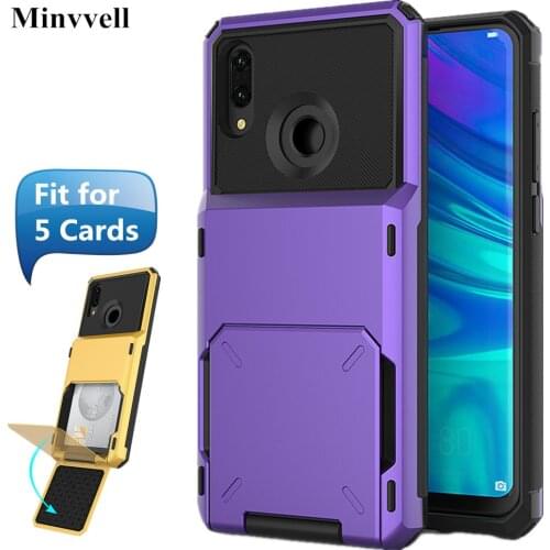 For Huawei P Smart 2019 Case Flip Card Slots Business Armor Case For Huawei P Smart 2019 6.21" For Huawei PSmart 2019 Fundas