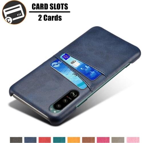 Retro PU Leather Cover Funda For Sony Xperia 5 III II Coque Card Slots Wallet Case For Sony X Peria 5 Xperia5 III Capa Shell