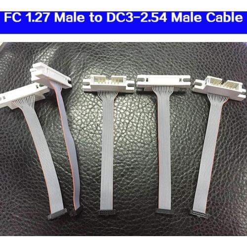 FC 1.27mm male to DC3 2.54mm male cable 15cm 10P 14P 16P 20P 26P 30P 34P 40P 50P