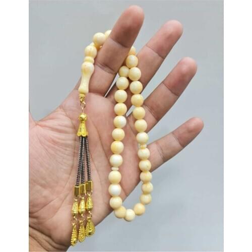 Islamic Tasbih Muslim Rosary Beads 33 Prayer Rosary For Men Bracelet For Men Accessory amber oltu amber stone Handmade Turkey