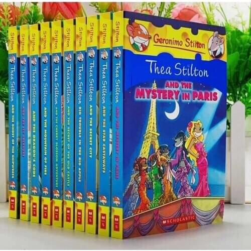 7-10 year 10 book/set Geronimo Thea Stilton The Sisterhood 1-10 English Classic picture books Childrens Chapter Bridge Book