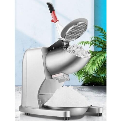 Commercial ice shavings household small electric ice milk tea shop to make smoothie continuous ice machine J03