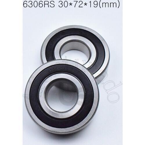 6306RS 30*72*19mm 1Piece bearings 6306 6306RS chrome steel deep groove bearing