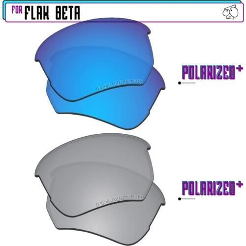 EZReplace Polarized Replacement Lenses for - Oakley Flak Beta Sunglasses - Sir P Plus-BluePPlus
